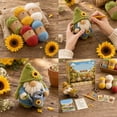 thumbnail image 4 of Cadancy Crochet Kit Gnomes 9 Piece Beginner DIY Amigurumi Tea Party Yarn Hook Pattern Guided Instruction Home Craft Gift for Adults Teens Supplies Holiday Christmas Stocking Stuffers, 4 of 6