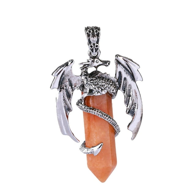 Collar Colgante de Cristal Sunnimix para Compromisos Aniversarios Cócteles Mujer Naranja