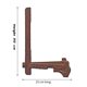 thumbnail image 2 of Plate Rack Display Rack Kitchen Plate Stand Wooden Plate Stand Display Rack for Office Versatile Picture Frame Holder, 2 of 5
