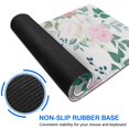 thumbnail image 6 of Pink and White Roses&nbsp;mousepad Gamingwaterproofwashable&nbsp;for Office Home Work GamingmousepadsRubber Base Mousepad with Stitched Edges 31.5x11.8inches, 6 of 7