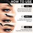 thumbnail image 3 of Eyebrow Pen Upgraded 4 Fork Tip Eye Brow Pencils for Women with Spoolie Brush, #5 Black, 3 of 9
