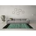 thumbnail image 3 of Ahgly Company Indoor Rectangle Abstract Light Blue Modern Area Rugs, 7' x 10', 3 of 4