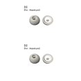 thumbnail image 4 of relayinert 1 Pair Earphone Ear Tip Headphone Headset Sponge Slow Ear Cap Headphone Accessory L grey S 2Set, 4 of 6