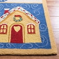 thumbnail image 4 of Safavieh Chelsea 6' X 9' Hand Hooked Wool Pile Rug in White, 4 of 5