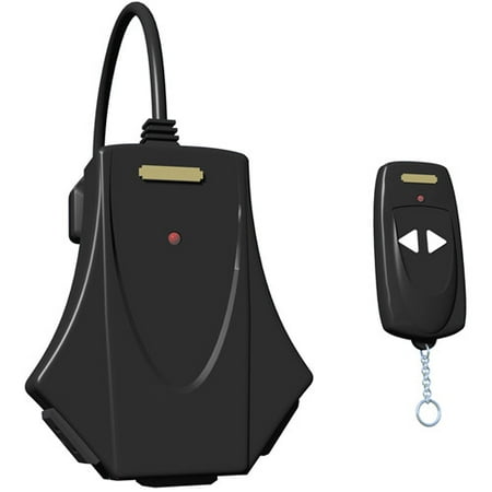 Stanley 20' Outdoor Receptacle with Wireless Remote Control, Black