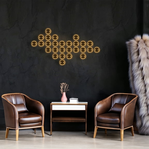 Helsinki Metal Flush Mounted Sconce Wall Lamp