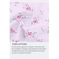 thumbnail image 3 of GLOBAL 100% Cotton Pajamas for Women Notch Collar Pjs Cozy Button Down Homewear with Pockets, Spring & Summer, 2-Piece, Sizes S to 3X, 3 of 5
