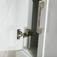 thumbnail image 2 of 72" Bathroom Vanity Cabinet  Washbasin Solid Wood Marble Pattern Top with Sink,Mirror,Faucet & Drain,Grey, 2 of 9