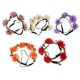 thumbnail image 1 of unbranded 5Ud Floral Para Mujer Con Delicadas Margaritas En Cuerda Trenzada Colorida, 1 of 5