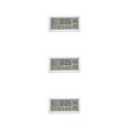 thumbnail image 3 of Wosthever Reloj Estilo simple Termómetro LCD Higrómetro Monitor de temperatura inteligente Relojes en blanco y negro Modo de repetición Type3 NO3, 3 of 6
