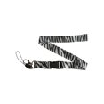 thumbnail image 1 of Porte-clés Lanière Zèbre - Blanc, 1 of 1