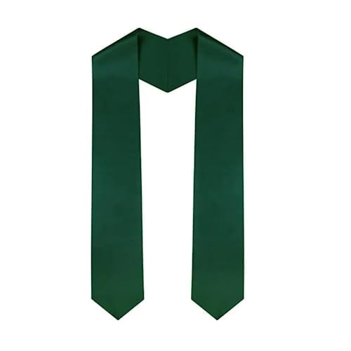Honors Graduation Academic 60" Classic End Honor Stoles/Sashes (Forest Green)