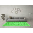 thumbnail image 3 of Ahgly Company Indoor Rectangle Abstract Green Modern Area Rugs, 3' x 5', 3 of 4