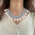 thumbnail image 3 of Kkkded Collier Coquillage Ultraléger Fait Main Collier Crochet - Tout - Assorti, Facile - Ras du Cou pour Femmes, 3 of 7
