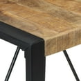 thumbnail image 3 of vidaXL Dining Table 80x80x75 cm Rough Mango Wood, 3 of 5