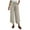 Beige, variant on GEWSEY Womens Capri Pants Loose High Waisted Wide Leg Lounge Pants Drawstring Casual Palazzo Trousers with Pockets Army Green, XL