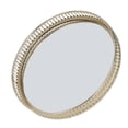 thumbnail image 4 of Storage Tray, Retro Style Round Large Mirror Tray  For Home, 4 of 8