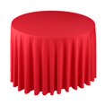 thumbnail image 6 of Water Resistant Round Tablecloth 90 Inch - Stain Proof Washable Polyester Table Cover for Wedding, Banquet, Dining & Outdoor Events - Spill Resistant Tablecloth, 6 of 6