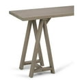 thumbnail image 4 of Atlin Designs Console Table in Distressed Gray, 4 of 6