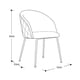 thumbnail image 4 of SILLA OCASIONAL MAREL TELA LAM DOMINO GRIS PATA NEGRA, 4 of 4
