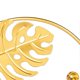 thumbnail image 1 of Entryway Desk Ornament Wine Cabinet Table Decor European Style Decorative Sculpture Home Metal Art Craft Monstera Deliciosa Leaf, 1 of 3