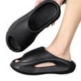 thumbnail image 3 of Hugtrwg Summer Sneaker Plataforma antideslizante Beach Sports Slides (42-43 Black), 3 of 7