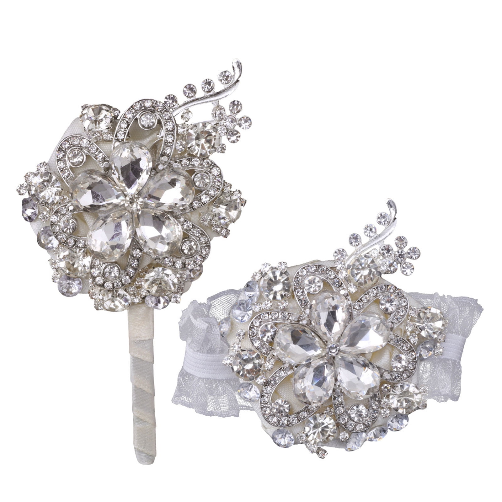 Artificial Wrist Corsage Rhinestone Wrist Corsage Wedding Wrist Corsage