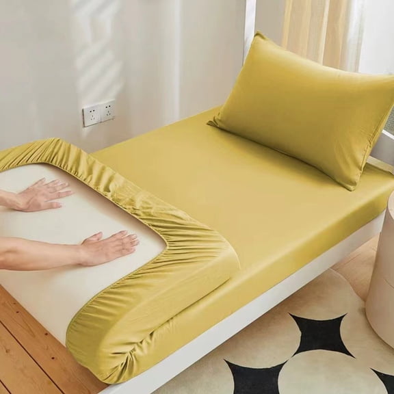 Nkmbld Queen Fitted Sheets Only, Solid Color Mattress Protector with Deep Pockets, Luxury Hotel Quality Bedding for Women, Men, Cooling for Hot Sleepers