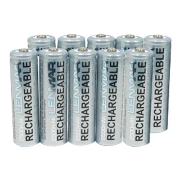 Lenmar PRO 1025 Battery 10 x AA type NiMH ( rechargeable ) 2500