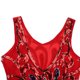 thumbnail image 5 of Falda de baile de malla de lentejuelas con lentejuelas sexy L Rojo Sunnimix Vestido de baile, 5 of 8