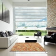 thumbnail image 7 of Ahgly Company Machine Washable Indoor Rectangle Contemporary Metallic Gold Area Rugs, 5' x 7', 7 of 7