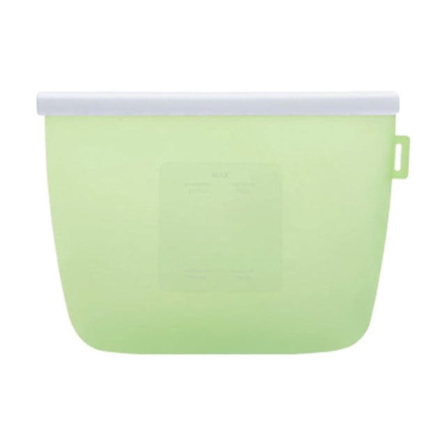 1pc Silicone Food Storage Bags Reusable Meal Prep Containers For Microwave Dishwasher And Freezer For Food Pickle Container Kitchen for Organization Take Out Containers Disposable