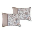 thumbnail image 2 of Floral Purple Comforter Set Queen Size - ESCA 7-Pieces Hazel Floral Bedding Set, 2 of 7