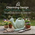 thumbnail image 2 of Union Products Snail Watering Can with Built-in Handle, 1.8L Capacity, Light Green, 2 of 7
