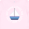 thumbnail image 4 of Inktastic My Nana Loves Me Sailboat Boys Boys Baby T-Shirt, 4 of 5