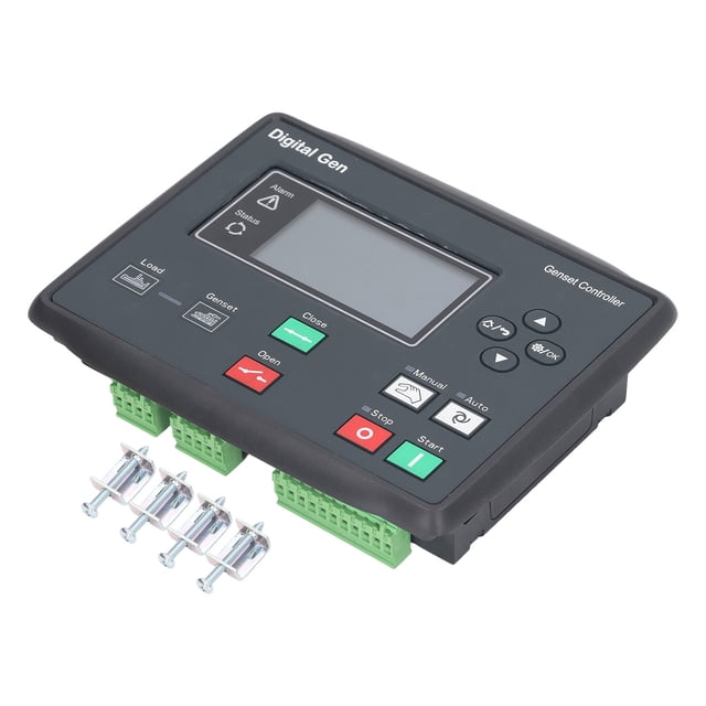 Generator Set Controller Digital Genset Automatic Start Stop Control Module Panel DC8V~DC35V