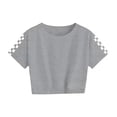 thumbnail image 5 of Ymyiu Clothes for Boys Girls 2-Piece Short Sleeve Tee and Shorts Set Lightweight and Comfortable 5T 6T(Grey, 5-6 Years), 5 of 6