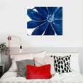 thumbnail image 5 of HENGT  Navy Blue Wall Art for Bathroom Decor, Abstract Flower Painting Canvas Print Artwork Framed Set Blue and white Wall Decor for Bedroom, Small, 5 of 6