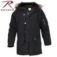 thumbnail image 2 of Rothco Vintage N-3B Parka - Black, Large, 2 of 2