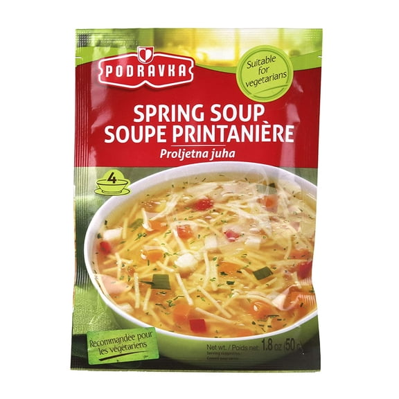 Podravka Soup, Spring, 50 g (Pack of 18)