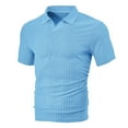 thumbnail image 2 of Men's Polo Shirts Slim Fit Short Polo T Shirt Casual Golf Shirt Classic Tee, 2 of 5