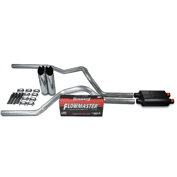 00-06 Chevrolet GMC Truck 6.0/8.1L Mandrel Dual Exhaust Flowmaster Original 40