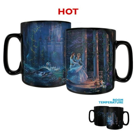 

Trend Setters MMUGC957 Thomas Kinkade Cinderella Dancing in the Starlight Clue Morphing Heat-Sensitive Mug