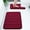 Wine Red, variant on Buganda Memory Foam Bathroom Rugs Sets 2, 24"x16" Bath Mats and 24"x20" U-Shaped Toilet Rugs, Soft Non Slip Absorbent Bath Rugs, Black