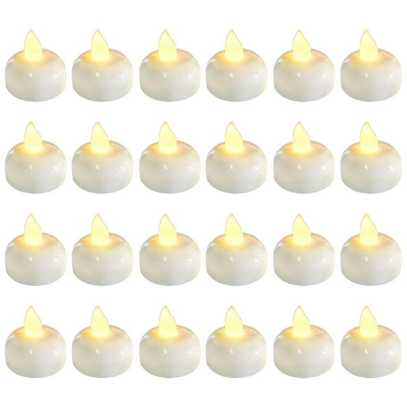 24PCS LED Candles, Realistic Tea Lights Candles, light Candles, Flickering Bright Tealights, Battery Operated Candles, Flameless Candles