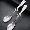 thumbnail image 4 of Moyic Stainless Steel Spoon Portable Reusable Washable Stirring Heart Coffee Office Scoop Soup Teaspoon Replacement Tea Shape Type3 NO3, 4 of 6