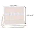 thumbnail image 2 of 1Pc Canvas Pencil Roll Bag Practical Drawing Pencil Organizer (As Shown), 2 of 7