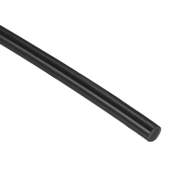 Tira de sellado de espuma de silicona Uxcell 3 mm 10 m 33 pies cordón de goma sólida negra