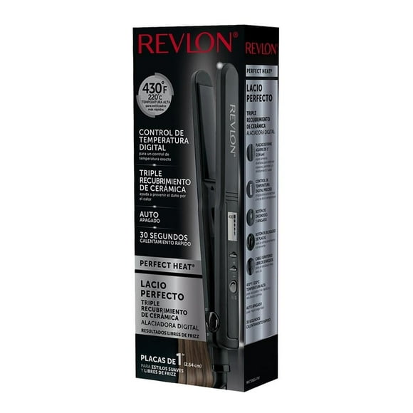 Alaciadora Revlon Perfect Heat de cerámica y turmalina negra