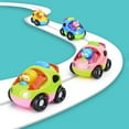 thumbnail image 4 of Enfants Dessin Animé Bébé Voiture Ensemble Modèle Drop Résistant Jouet Inertiel Véhicule Coulissant, 4 of 4